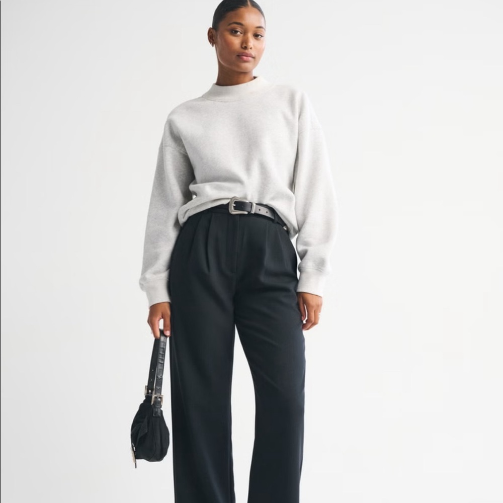 Black Abercrombie trousers